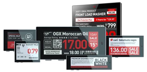 electronics shelf|digital shelf labels.